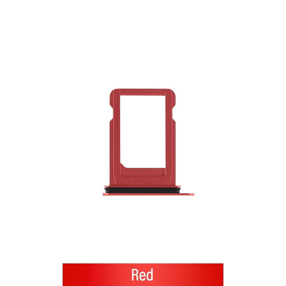 Dual SIM Card Tray for iPhone XR-Red (Not for AU) Dual SIM Card Tray for iPhone XR-Red (Not for AU)